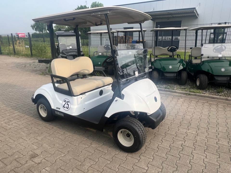 Golfwagen auf dem Golfplatz