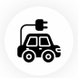 Golfwagen auf dem Golfplatz